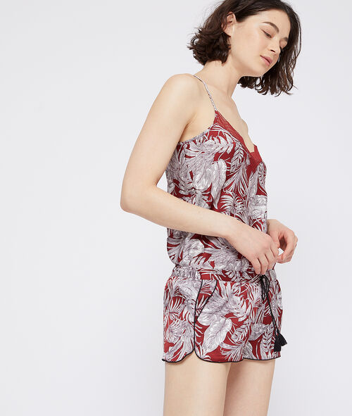 Short imprimé feuillage Short imprimé feuillage
