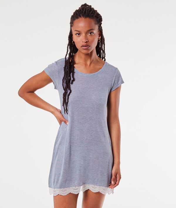 Chemise de nuit bas dentelle Chemise de nuit bas dentelle;${refinementColor}