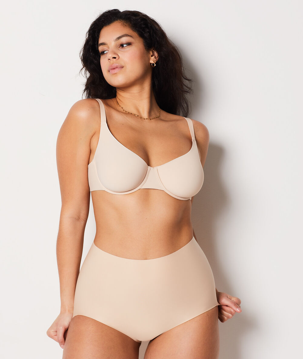 Panty mit hoher taille – starker halt beige.