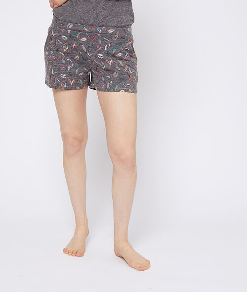 Shorts mit federn anthrazit.