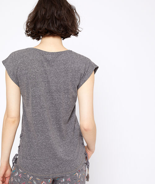T-Shirt mit Mond-Print T-Shirt mit Mond-Print