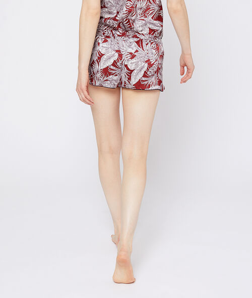 Short imprimé feuillage Short imprimé feuillage