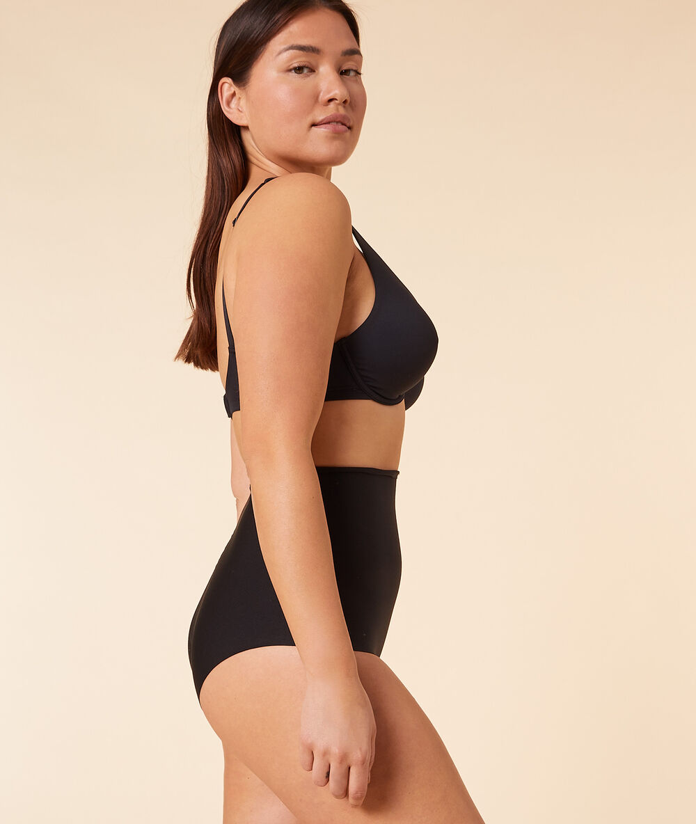 Panty mit hoher taille – starker halt schwarz.