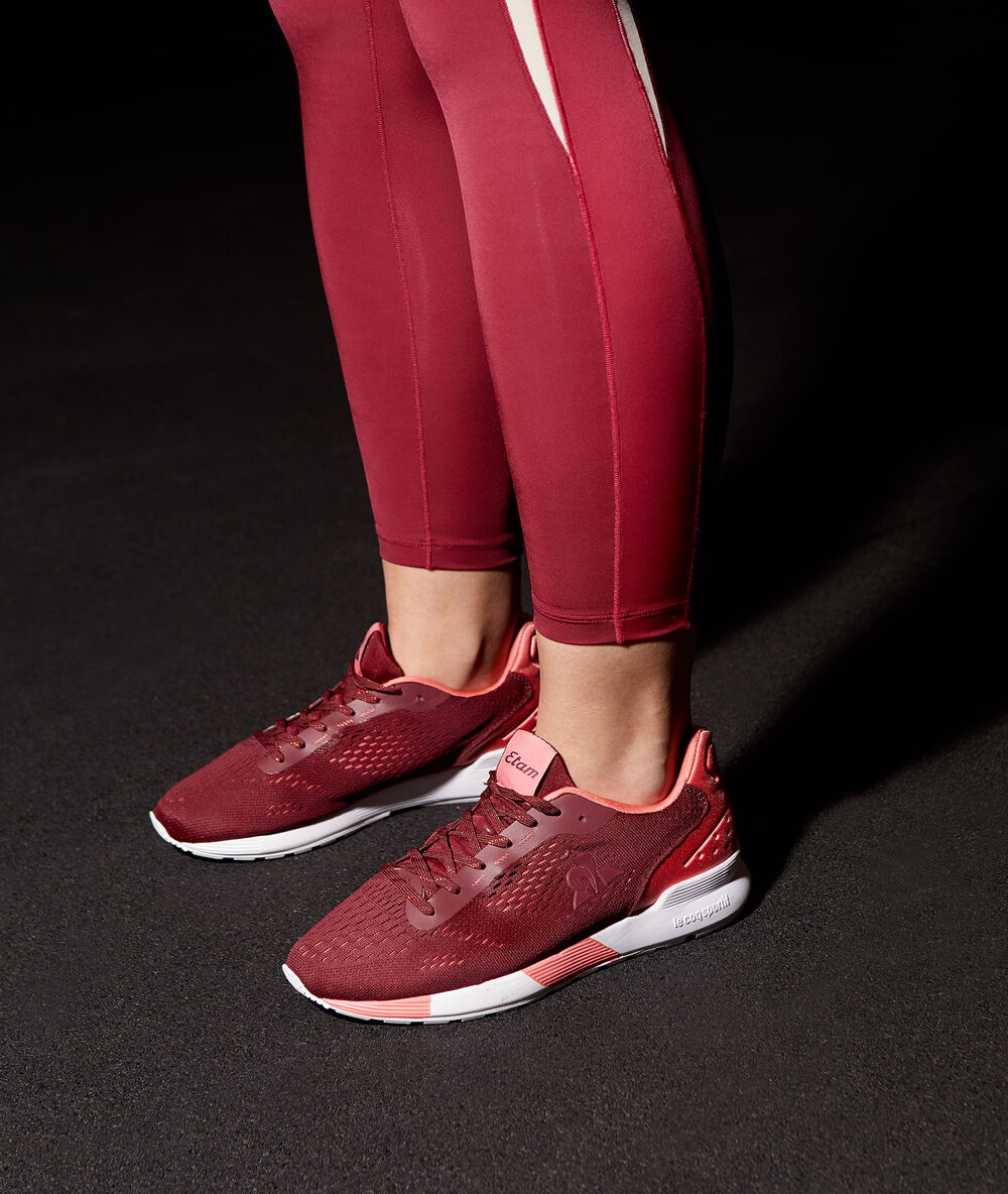 Sportschuhe von etam und le coc sportif grenat burgund.