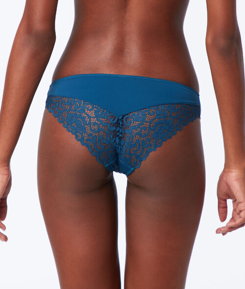 Panty aus Materialmix Panty aus Materialmix