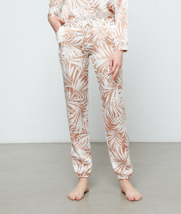 Hose mit Blätter-Print Hose mit Blätter-Print;${refinementColor}