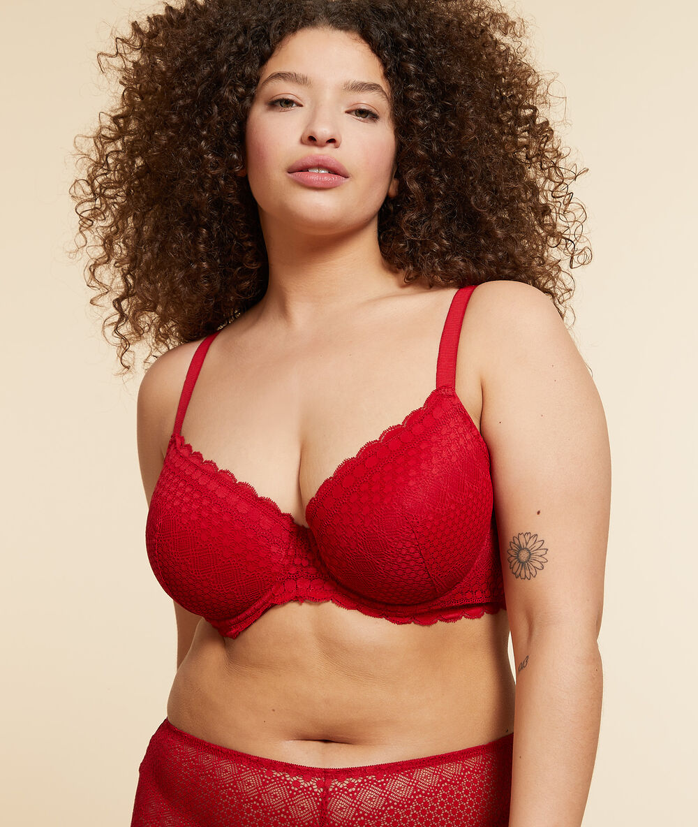 Soutien-gorge n°4 - ampliforme light rouge.