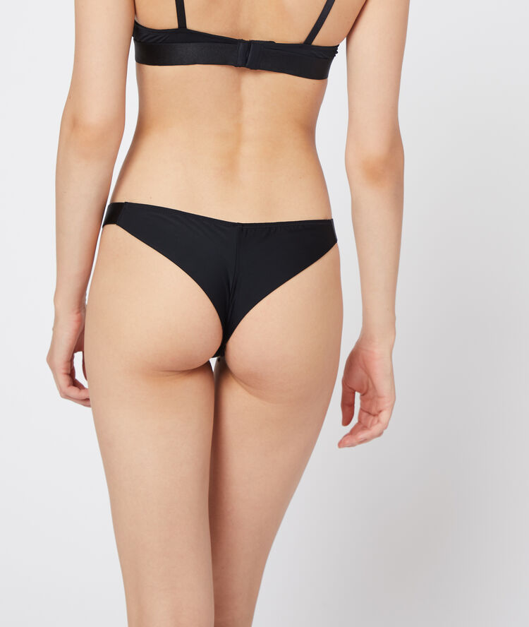 Tanga aus spitze mit metallic-fasern bronze.