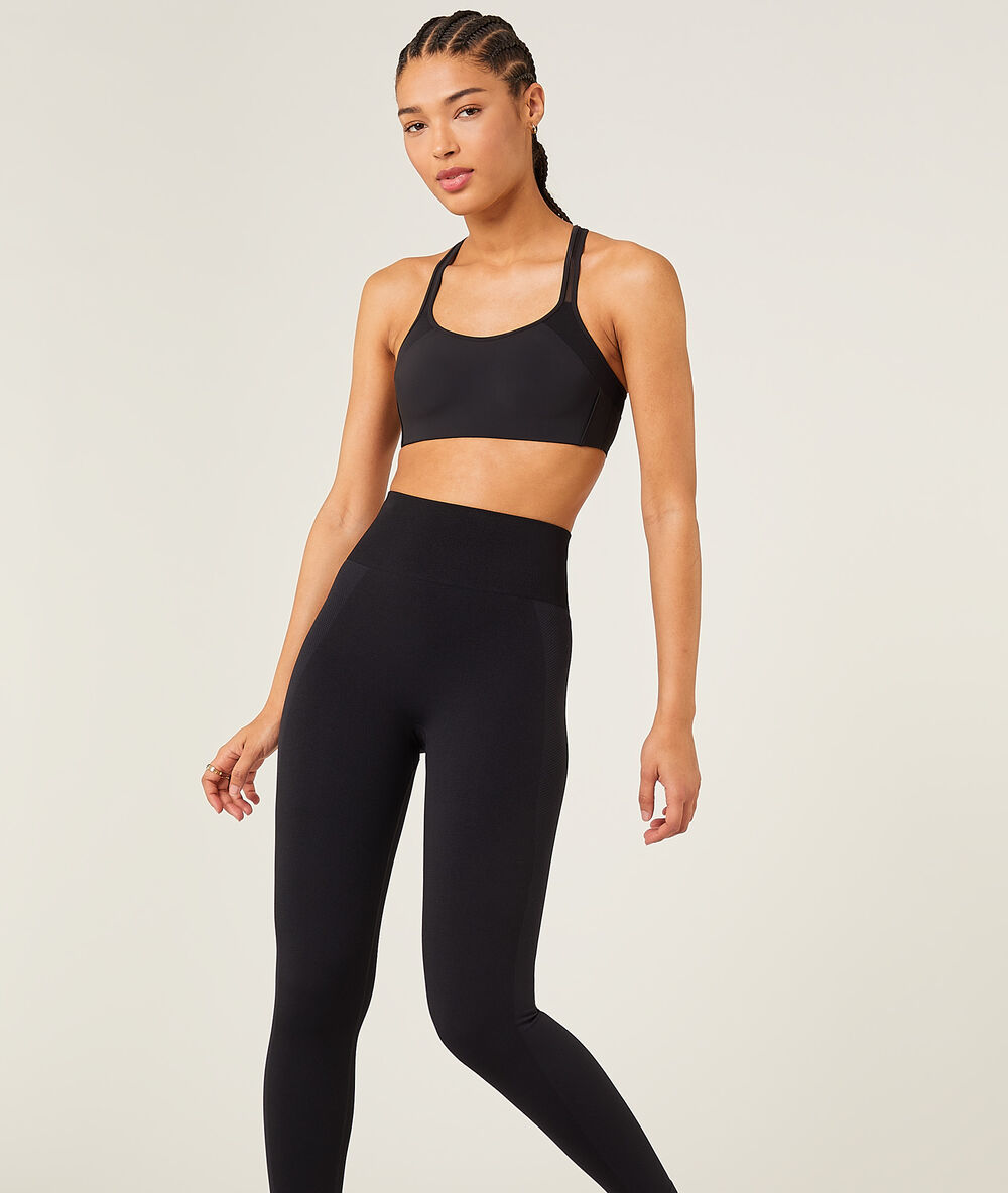 Legging de yoga long noir.