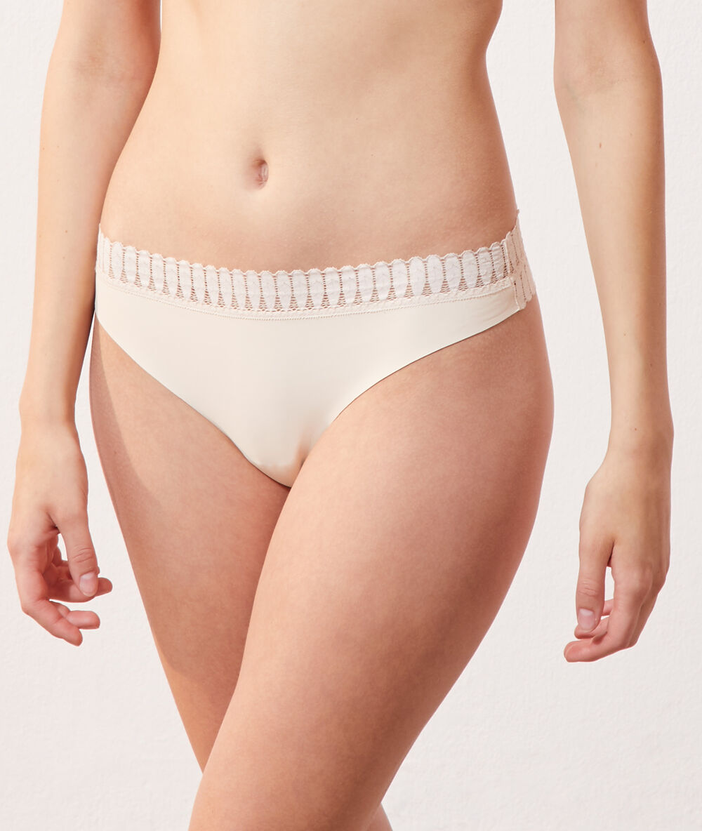Tanga mit spitze blush.