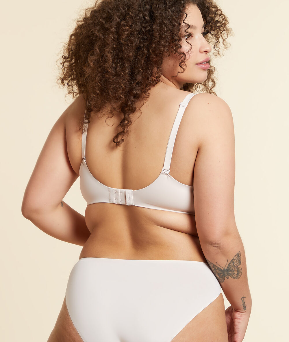 Soutien-gorge n°5 - coques fines rose poudre.