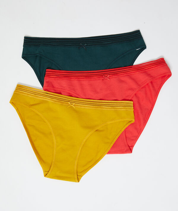Set Pantys aus Baumwolle Set Pantys aus Baumwolle;${refinementColor}
