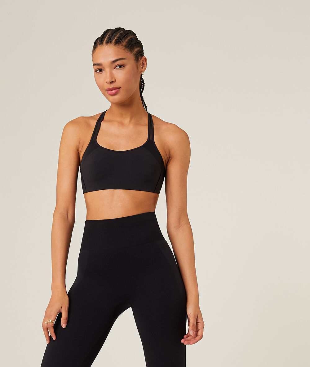 Sportbustier – starker halt schwarz.