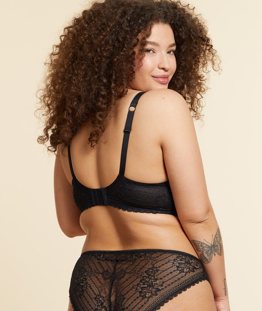 Soutien-gorge n°5 - coques fines noir.