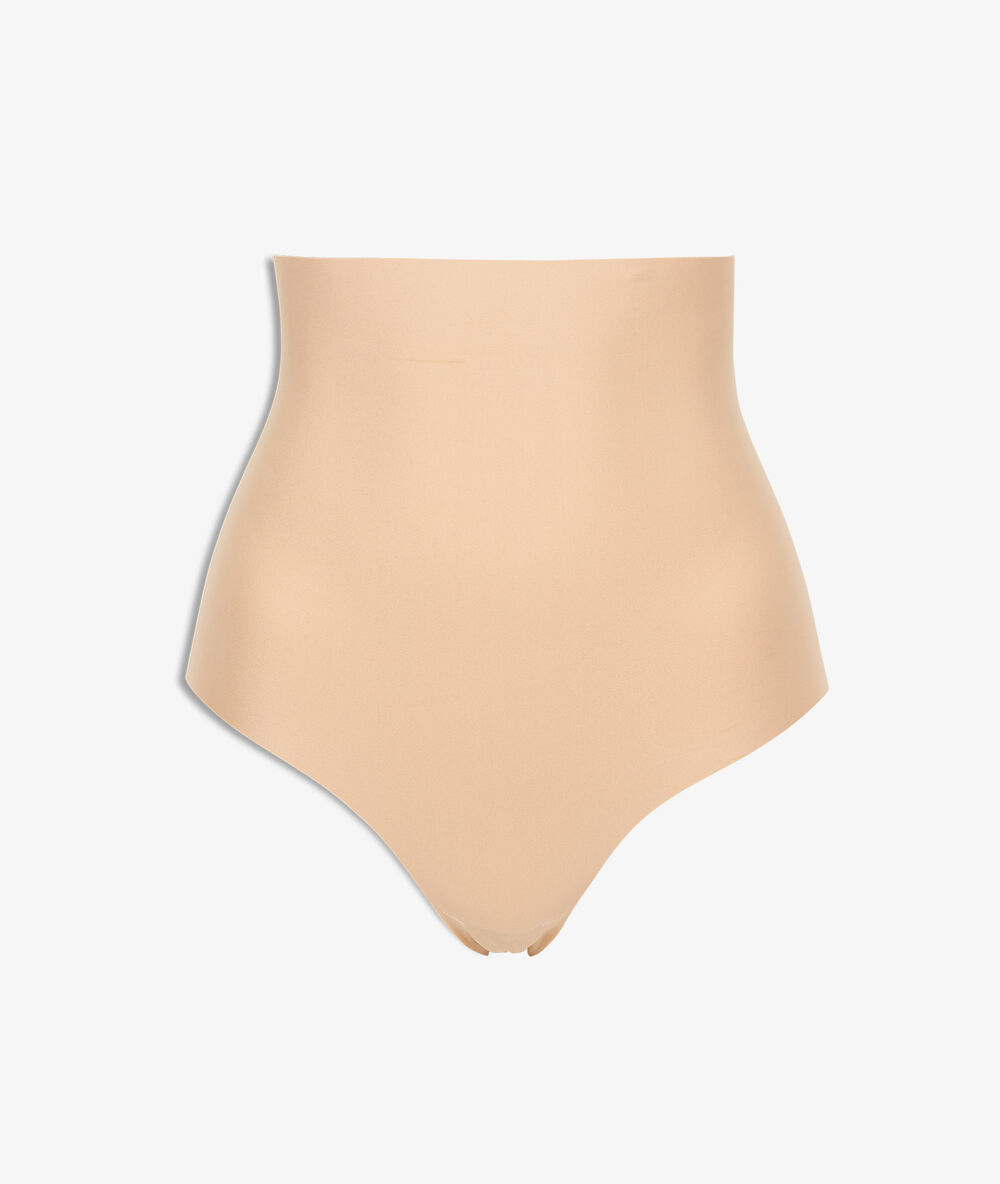 Culotte taille très haute - maintien fort beige.