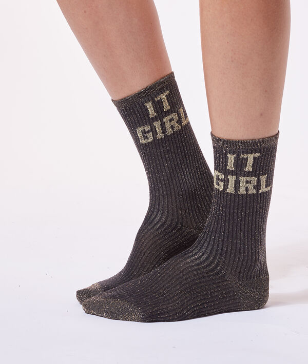 Socken „It girl" mit Metallic-Fasern Socken „It girl" mit Metallic-Fasern