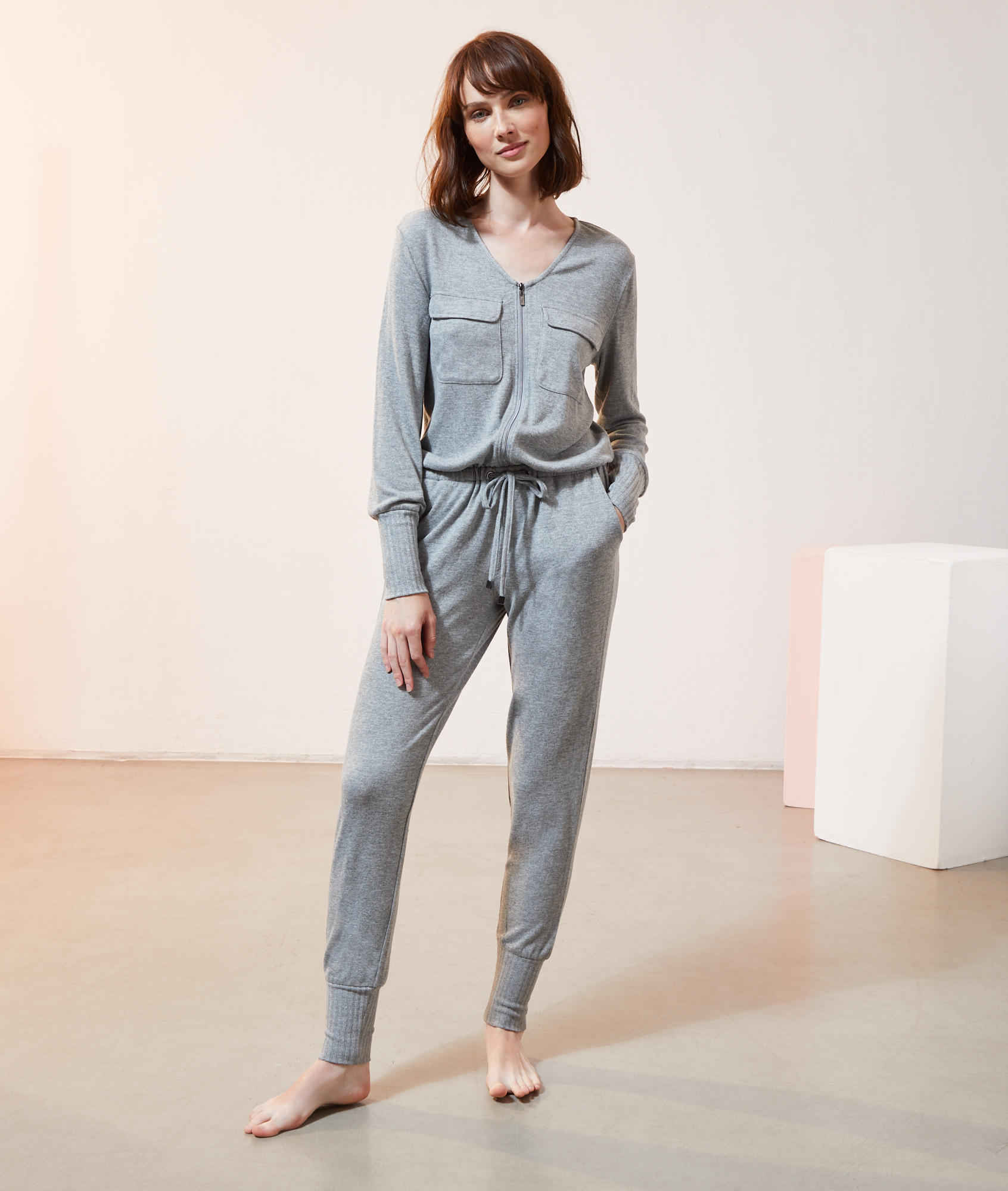 Combinaison loungewear - - GRIS - ETAM