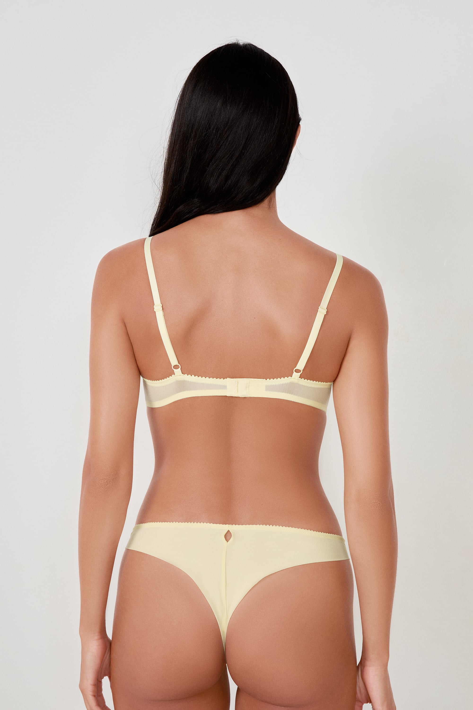 Soutien-gorge Luxe ERES Eloise En Dentelle Jaune, Taille 95B - Neuf Avec étiquettes (valeur 220€)